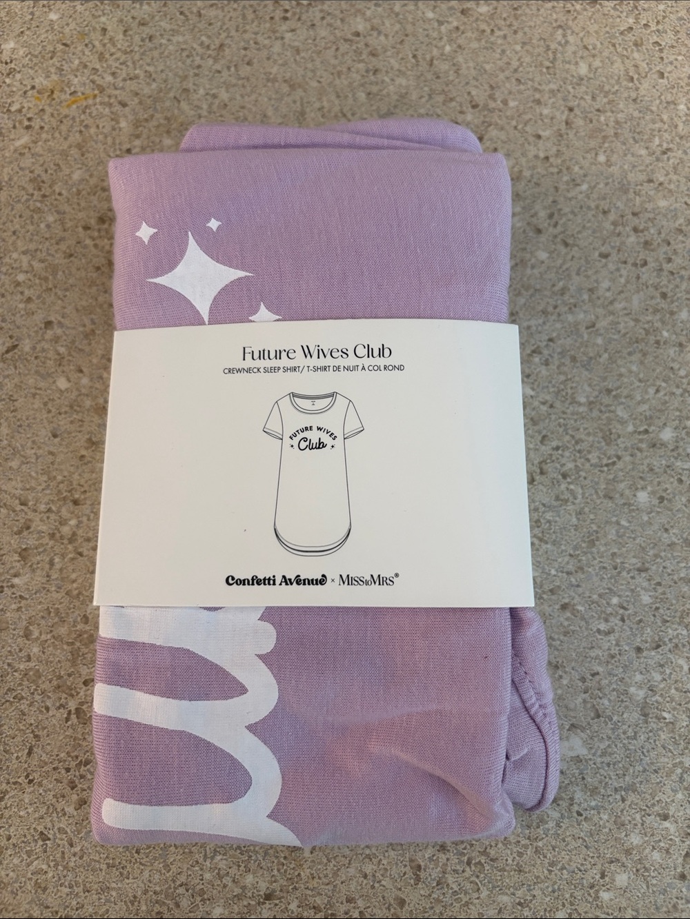 Lavender Crewneck Sleep Shirt